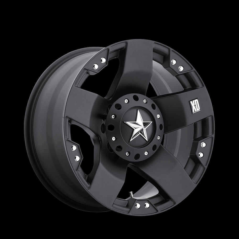 17x8 KMC XD Rockstar Black Wheel/Rim 5x114.3 5-114.3 5x4.5 17-8 ET10