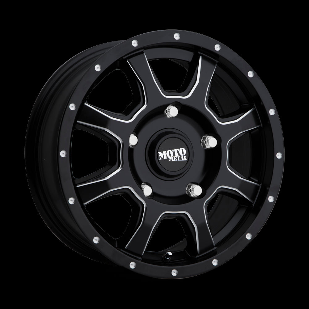 17X8 Moto Metal MO970 Semi-Gloss Black Milled Wheel/Rim 5x160 17-8 ET42