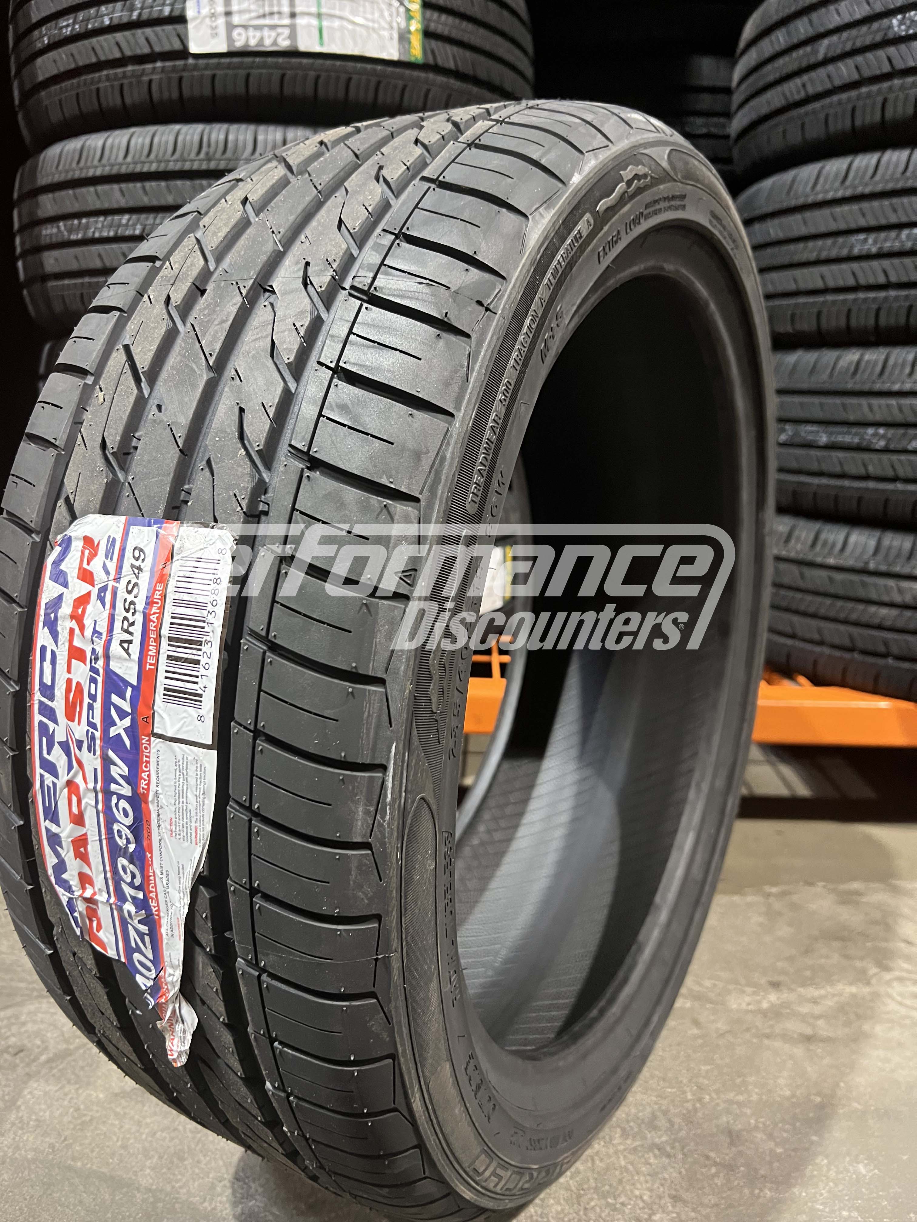 235/40ZR19 American Roadstar Sport A/S 96W BSW SL 235 40 19 