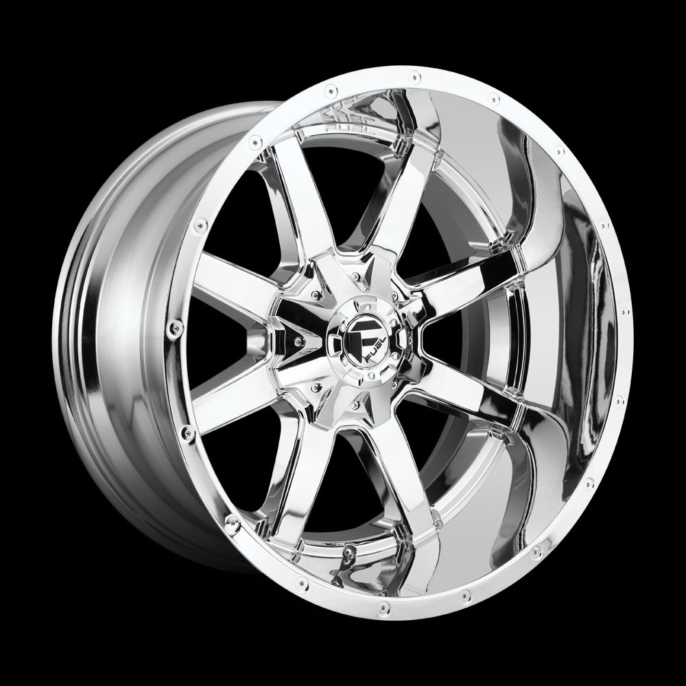 【レア】DMC×TIGA AcuteFusion Maverick 20X9 Fuel D536 Maverick Chrome Plated 5X139.7/5X150 ET20 wheel/rim
