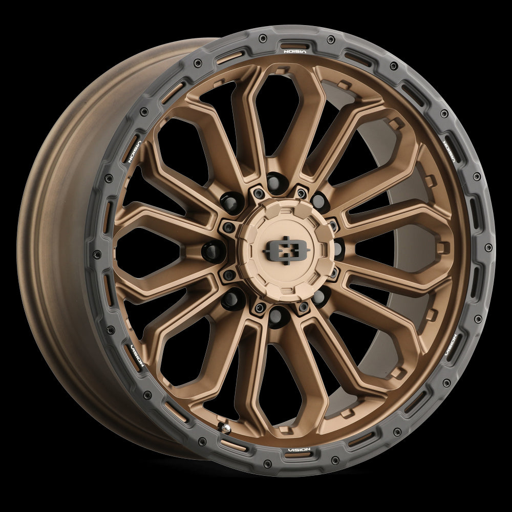 18x9 Vision 405 Korupt Satin Bronze Wheel 8x170 ET12 CB125.2