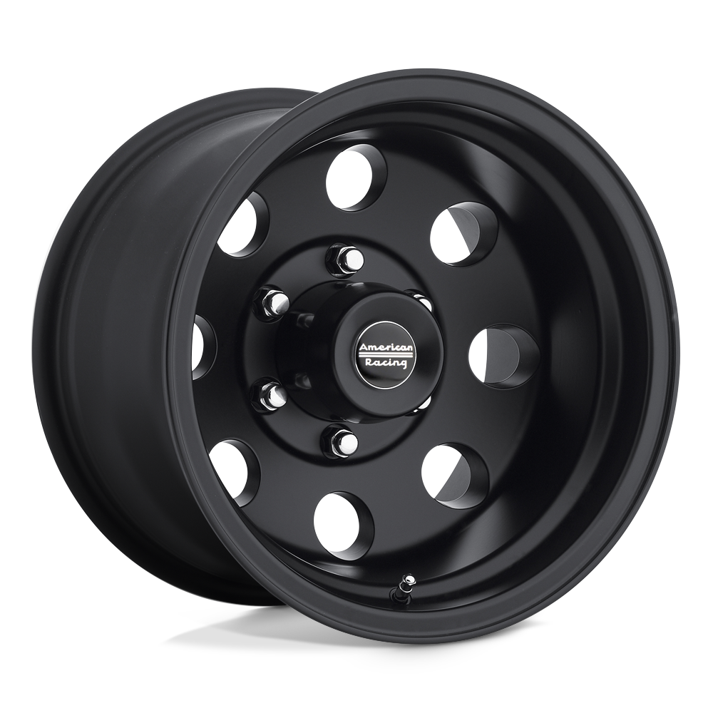 17X8 American Racing Baja Black Wheel 8X165.1 ET0 8-165.1 17-8