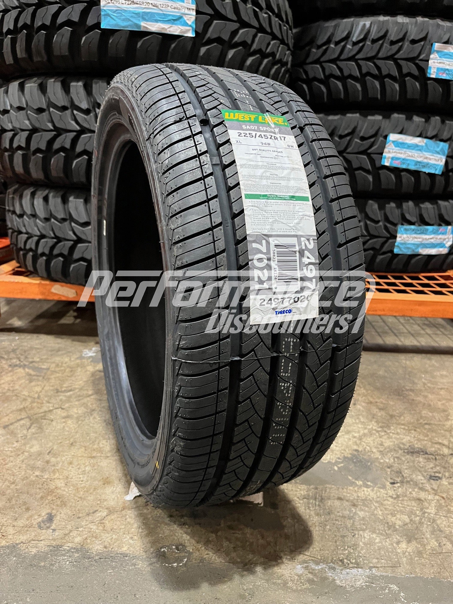 225/45R17 Westlake SA07 94W BSW XL 225 45 17 2254517 | Performance