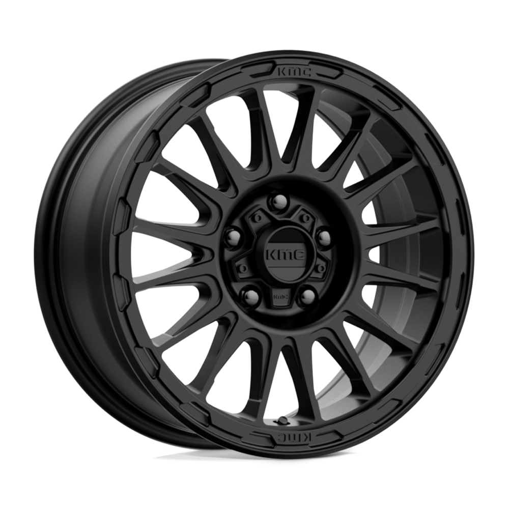 17X8 KMC KM542 Impact Satin Black 6X114.3 ET35 wheel/rim