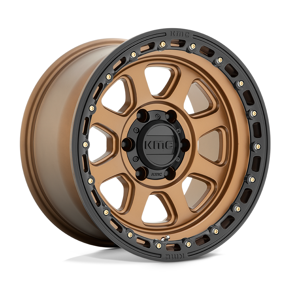 20X9 KMC KM548 CHASE Matte Bronze With Black Lip 5X127 ET18 wheel