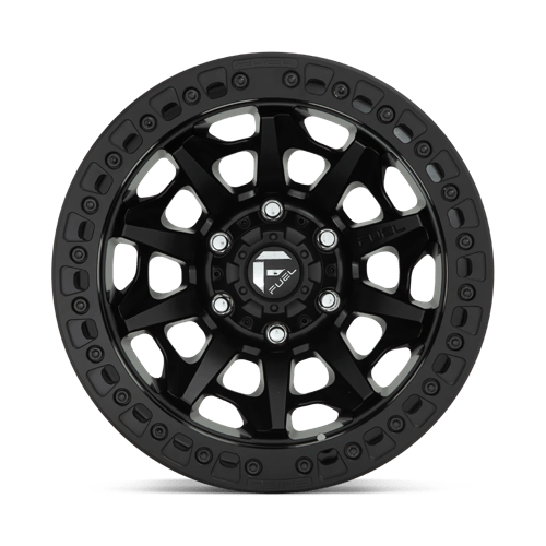 17x9 Fuel Off-Road D114 Covert Beadlock Matte Black 5x127 ET-38 CB71.5 Wheel Rim
