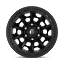 17x9 Fuel Off-Road D114 Covert Beadlock Matte Black 5x127 ET-38 CB71.5 Wheel Rim
