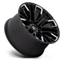 20x10 Fuel Off-Road D849 Rebar Black 6x139.7 ET-18 CB106.1 Wheel Rim