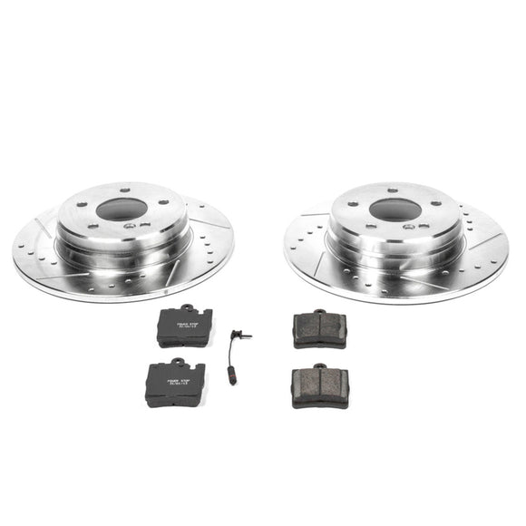 PowerStop Z23 Daily Driver Carbon-Fiber Ceramic Brake Pad and Drilled & Slotted