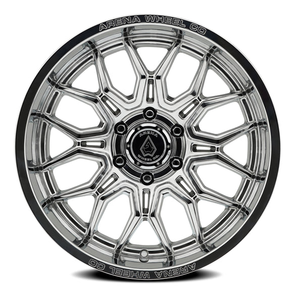 20x10 Arena Wheel Violator Milled And Polished Wheel 6x139.7 ET-18 CB106.1