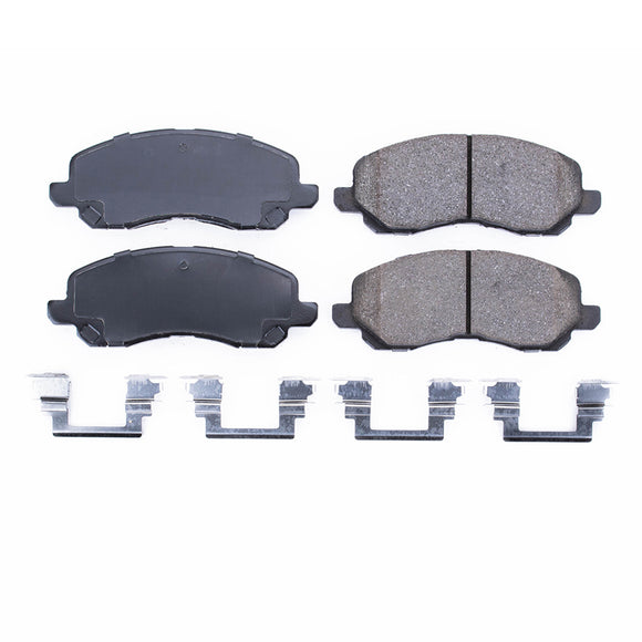 PowerStop Z17 Evolution Ceramic Brake Pads With Hardware