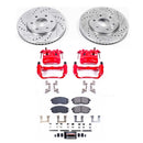 PowerStop Z23 Daily Driver Carbon-Fiber Ceramic Pads Drilled & Slotted Rotor & C