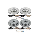 PowerStop OE Stock Replacement Low-Dust Ceramic Brake Pad and Rotor Kit