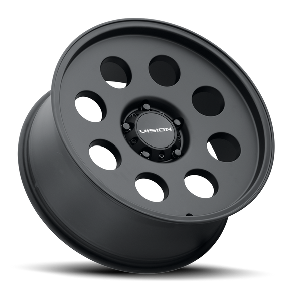 15X10 Vision Midway Satin Black 5x114.3 ET-25 Wheel Rim