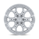 20x9 Fuel Off-Road FC896 Heathen Gloss Silver Machined Face 6x139.7 ET1 Wheel