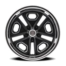 17x9.5 Resto Del Ray Glossy Black Diamond Cut Lip 5x120.7 ET1 CB72.69 Wheel