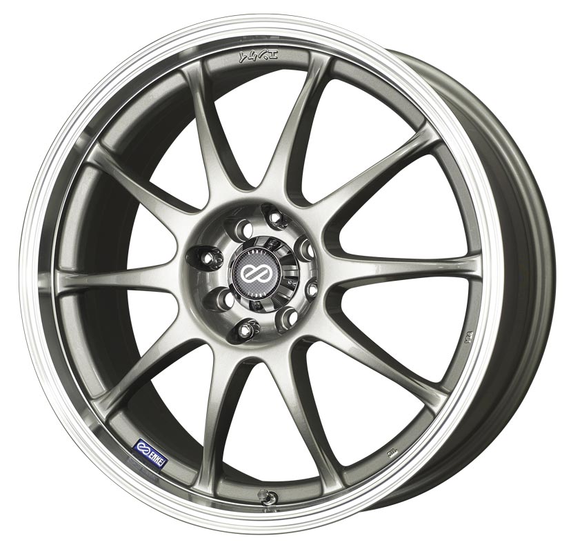 18x7.5 Enkei J10 Silver Wheel/Rim 4x100 4-100 18-7.5 ET42