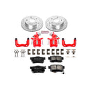 PowerStop Z23 Daily Driver Carbon-Fiber Ceramic Pads Drilled & Slotted Rotor & C