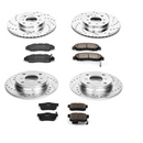PowerStop Z23 Daily Driver Carbon-Fiber Ceramic Brake Pad and Drilled & Slotted