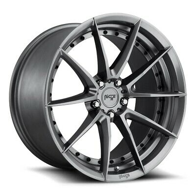 20x9 Niche Sector Gloss Anthracite Wheel/Rim 5x120 5-120 20-9
