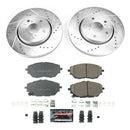 PowerStop Z23 Daily Driver Carbon-Fiber Ceramic Brake Pad and Drilled & Slotted