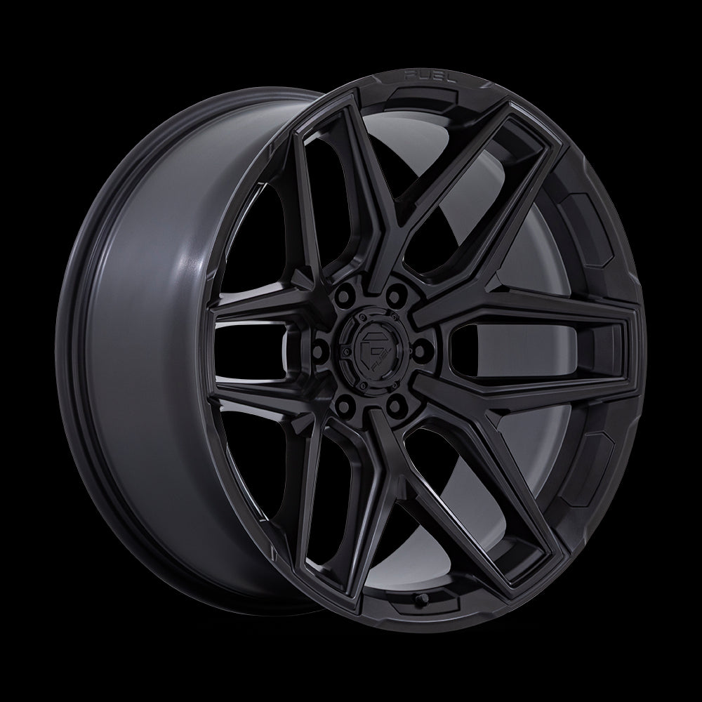 18X9 Fuel 1PC Flux Blackout 6X139.7 6X5.5 ET1 Wheel Rim