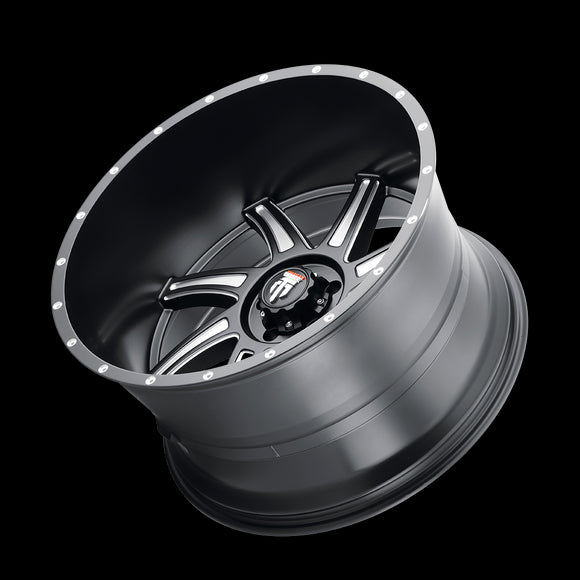 20x10 American Truxx Vortex Black/Milled 8x170 ET-24 wheel/rim