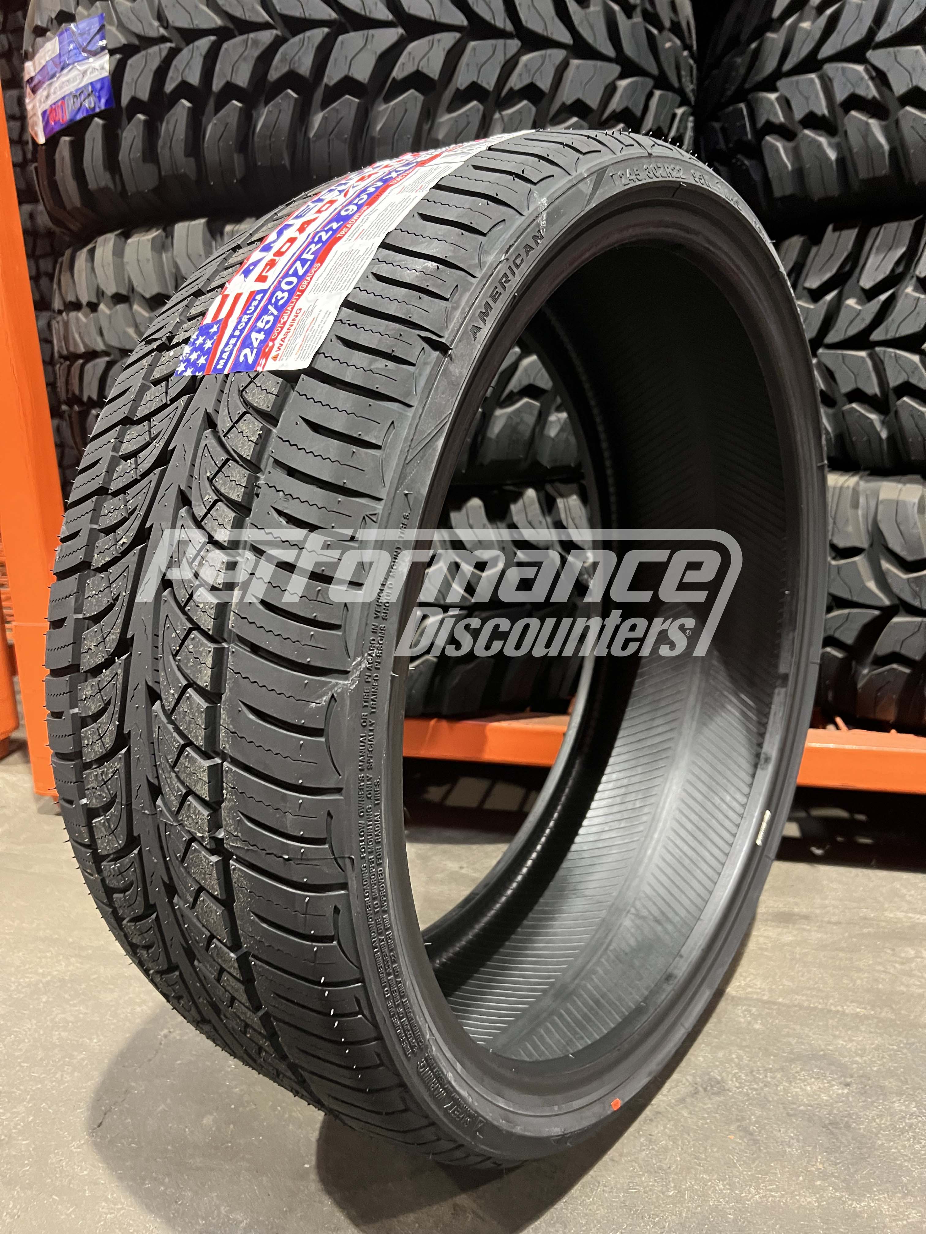 American Roadstar HP A/S Tire(s) 245/30R22 95W SL BSW