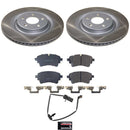 Semi-Coated Rotor and Low-Dust Ceramic Brake Pad Kit