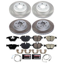 PowerStop Semi-Coated Rotor and Low-Dust Ceramic Brake Pad Kit