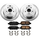 PowerStop OE Stock Replacement Low-Dust Ceramic Brake Pad and Rotor Kit