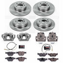PowerStop OE Stock Replacement Low-Dust Ceramic Brake Pad, Rotor and Caliper Kit