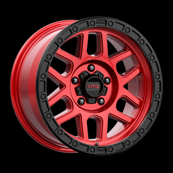 20X9 KMC KM544 MESA Candy Red With Black Lip 5X150 ET25 wheel/rim