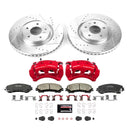 PowerStop Z23 Daily Driver Carbon-Fiber Ceramic Pads Drilled & Slotted Rotor & C