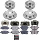 PowerStop OE Stock Replacement Low-Dust Ceramic Brake Pad, Rotor and Caliper Kit