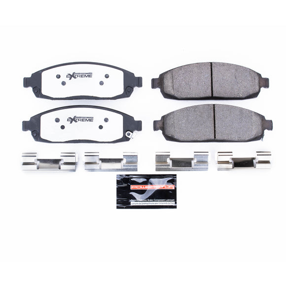 PowerStop Z26 Street Performance Carbon-Fiber Ceramic Brake Pads With Hardware