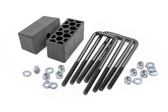 Rough Country 2.5" Block And UBolt Kit For Chevy GMC 1500 99-23