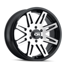 17X9 Ion Alloy 142 Black-Machined Wheel/Rim 5x127 ET-12 142-7973B