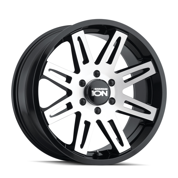 17X9 Ion Alloy 142 Black-Machined Wheel/Rim 5x127 ET-12 142-7973B