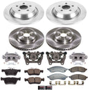 OE Stock Replacement Low-Dust Ceramic Brake Pad, Rotor and Caliper Kit