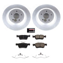 PowerStop OE Stock Replacement Low-Dust Ceramic Brake Pad and Rotor Kit