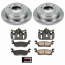 PowerStop OE Stock Replacement Low-Dust Ceramic Brake Pad, Rotor and Caliper Kit