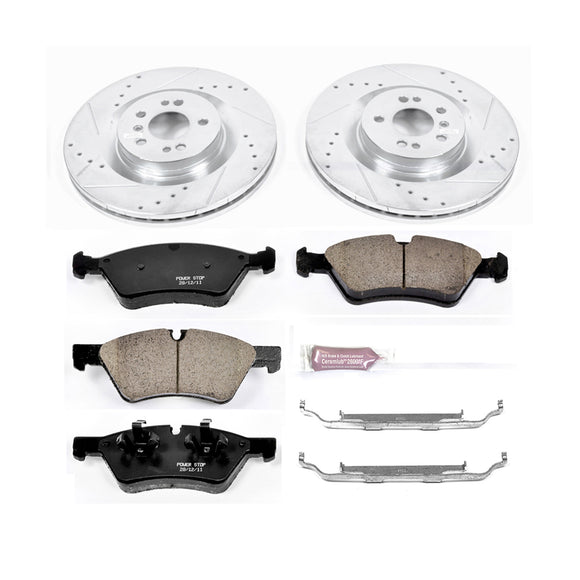 PowerStop Z23 Daily Driver Carbon-Fiber Ceramic Brake Pad and Drilled & Slotted