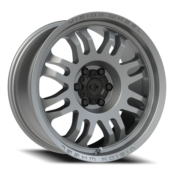 18x9 Vision 409 Inferno Gray Wheel 6x120 ET12 CB67.1
