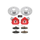 PowerStop Z23 Daily Driver Carbon-Fiber Ceramic Pads Drilled & Slotted Rotor & C
