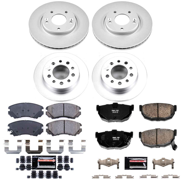 Z23 Daily Driver Premium Carbon-Fiber Ceramic Brake Pad and Fully Coated Rotor K