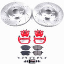 PowerStop Z23 Daily Driver Carbon-Fiber Ceramic Pads Drilled & Slotted Rotor & C