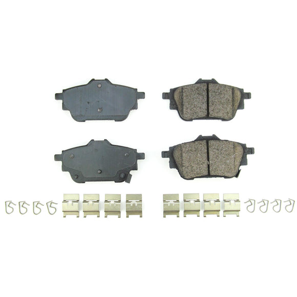 PowerStop Z17 Evolution Ceramic Brake Pads With Hardware