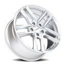 18x8.5 Vision 475V Clutch Hyper Silver 5x112 ET38 Wheel Rim