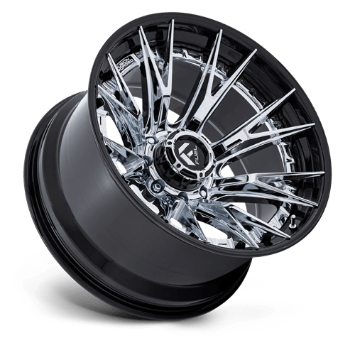 20x10 Fuel Off-Road FC402 Catalyst Chrome With Gloss Black Lip 8x170 ET-18 Wheel